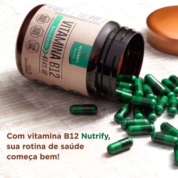 Vitamina B12 Nutrify 60 cápsulas 60 Cápsulas / Incolor