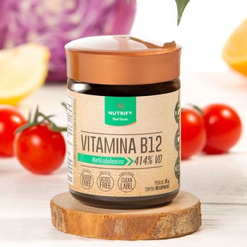 Vitamina B12 Nutrify 60 cápsulas 60 Cápsulas / Incolor