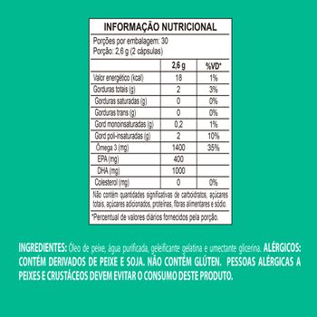 Vitamina DHA 1000 Nutrify 120 cápsulas / Incolor
