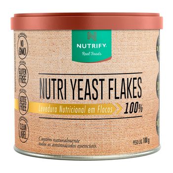 Levedura Nutricional em Flocos Nutri Yeast Flakes Nutrify Neutro 100g