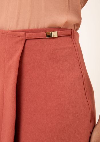 Shorts Maria.Valentina Saia Amplo Alta Rosa 36 / Rosa