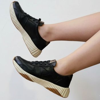 Tenis Sky Couro Preto Off White - SKY001 34