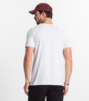 Camiseta Masculina Basica Diametro Branco G / Branco