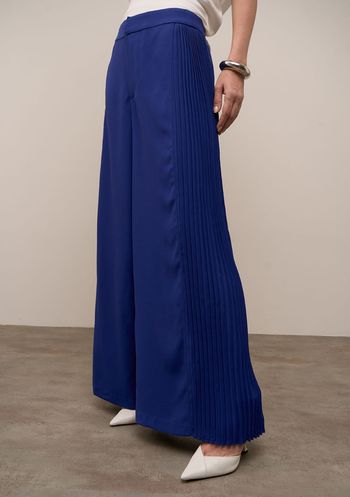 Calça Iódice Wide Alta Azul 36 / Azul