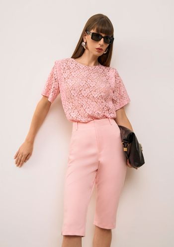 Calça Iódice Capri Alta Rosa 36 / rosa