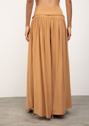 Calça Iódice Wide Alta Bege 38 / bege