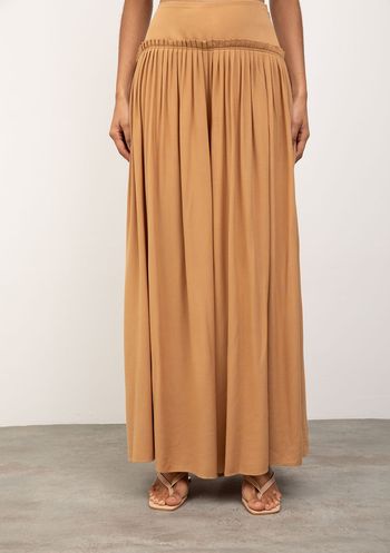 Calça Iódice Wide Alta Bege 38 / bege