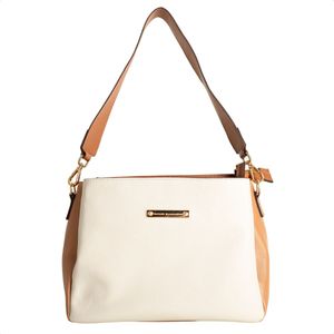 Bolsa Florença DM Ombro Semirrígida Sintético Caramelo