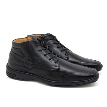 Bota Medelin Couro Roma Preto - MED005 38