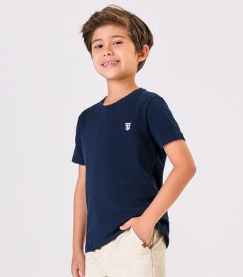 Camiseta Infantil Masculina Trick Nick Azul 8 / Azul