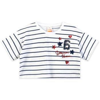Conjunto Curto Infantil Feminino Marisol 4 / Azul Marinho