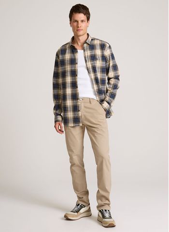 Calça Slim Fit Portland Sand John John Masculina 38 / Khaki