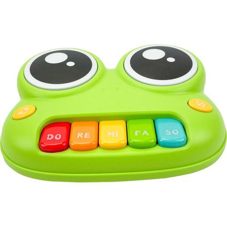 Piano Sapinho Baby BBR Toys Teclas Coloridas Verde