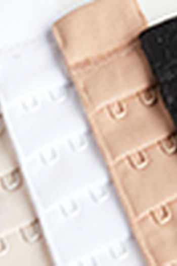 Extensor De Sutiã Com Gancho Duplo - Preto U / Preto