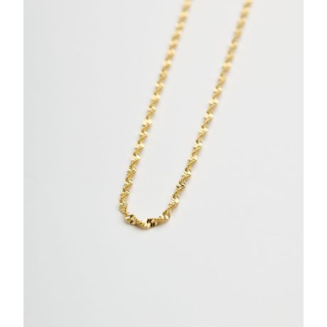 Colar Makenji Longo Corrente Torcida Feminino Dourado