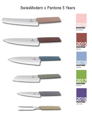 Cepo de facas Swiss Modern Colors c/ 6 peças multicolor