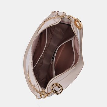 Bolsa Hobo Grande Luz da Lua - 2000792 Panna-panna