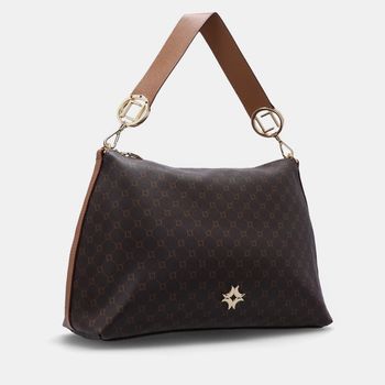 Bolsa Hobo Grande Luz da Lua - 2000550 Mocca-amendoa-mocca