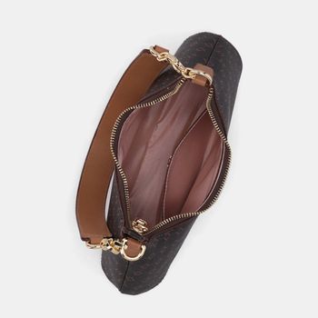 Bolsa Baguete Pequena Luz da Lua 2000752 Mocca-amendoa