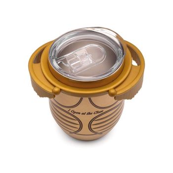 Copo para Viagem com Tampa Pomo de Ouro Único / Amarelo