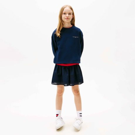 Moletom Infantil Corporate Tommy Kids Manga Longa Azul Marinho