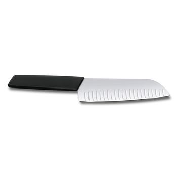 Faca Santoku Swiss Modern Colors 17cm preto