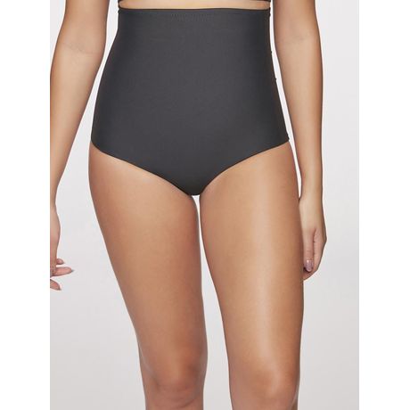 Calcinha Super Alta Power Shape Control 24810 Microfibra Preta