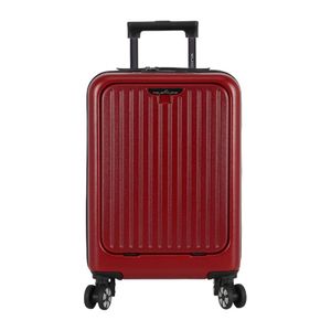 Mala De Viagem Bordo Bremen Notebook Em ABS Liso Preto Polo King