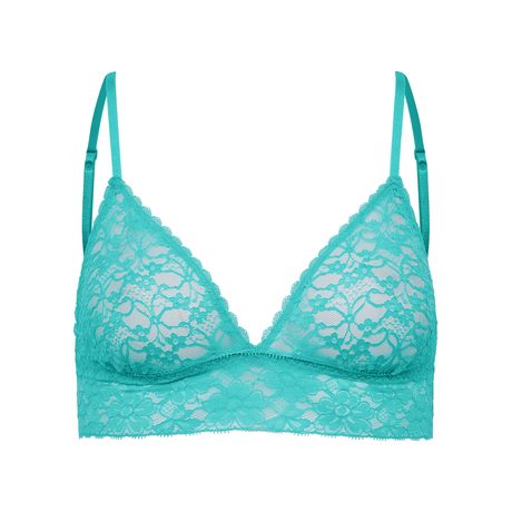 Sutiã Triângulo Sweet Lace Renda Azul Turquesa Beaute