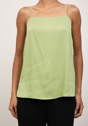 Regata Iódice Solta Decote Quadrado Padrão Verde PP / verde