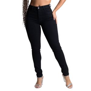 Calça Sawary Modela Bumbum Sarja Preta