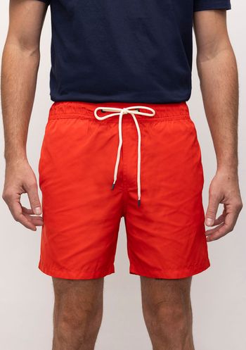 Shorts Reto Etiqueta De Borracha Dagua Vermelho 38 / Vermelho