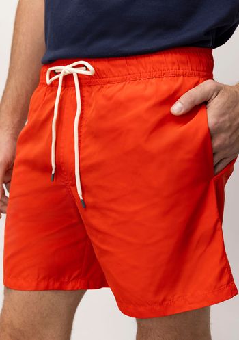 Shorts Reto Etiqueta De Borracha Dagua Vermelho 38 / Vermelho