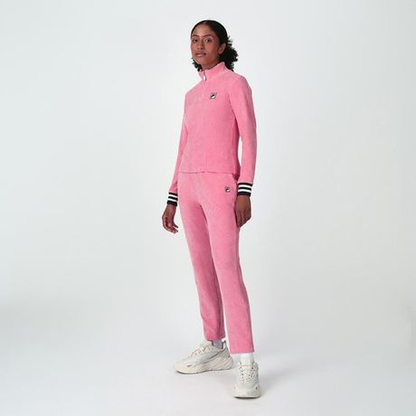 Calça Fila Pryor Malha Cotelê Lilás