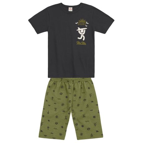 Conjunto infantil menino de surf em puff Brandili