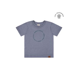Camiseta Infantil Menino Nature Puff Colorittá Azul