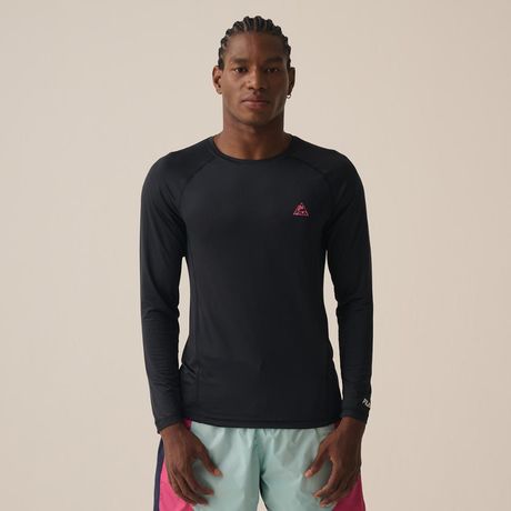 Camiseta Fila Outdoor Wod Manga Longa Slim Fit Azul Marinho