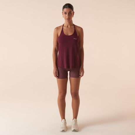 Bermuda FILA Future Sports Pinstripes Bordô