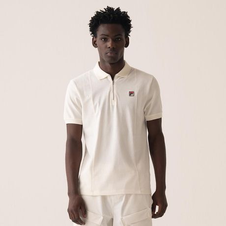 Polo FILA Anton Masculina Malha Manga Curta Branco