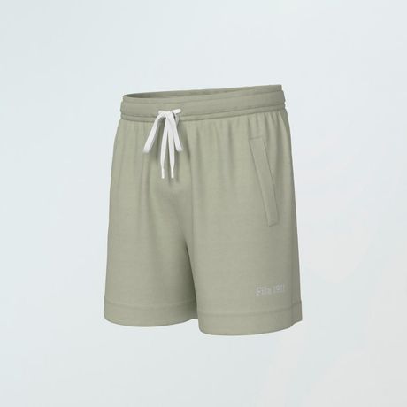 Shorts FILA Comfort 1911 Union Masculino Malha Algodão Bege Claro