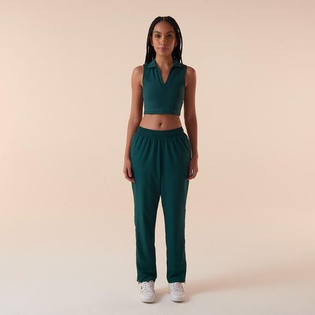 Calça Fila Advantage Track Pant Feminina Reta Azul Escuro