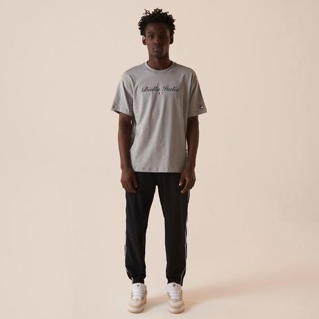 Calça FILA Union Sports Masculina Jogger Tecido Plano Nylon Preto