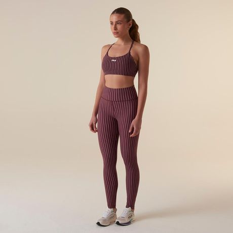 Legging Fila Future Sports Pinstripes Flow Bordô