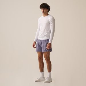 Shorts Fila Union Sports Masculino Tecido Plano Nylon Lilás