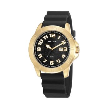 Relógio Masculino Esportivo Robusto Silicone Preto