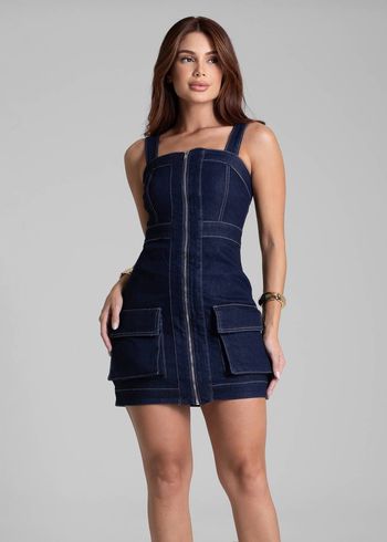 Vestido Jeans Sawary - 281110 M / Azul