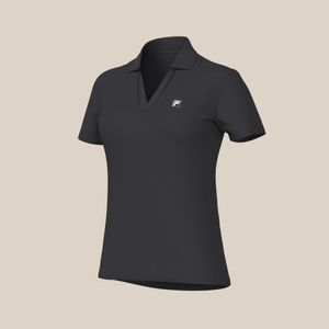 Polo FILA F-Box Tennis Basic Malha Manga Curta Chumbo