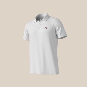Polo FILA Player F-Box II Masculina Malha Sustentável Manga Curta Branco