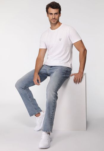 Calça Jeans Slim Straight Azul Claro 36 / Azul Claro