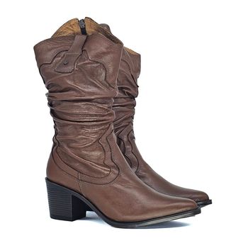 Bota New Western Couro Mogno - NWE026 35